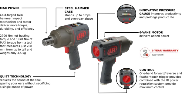 INGERSOLL RAND 3/4" IMPACT WRENCH